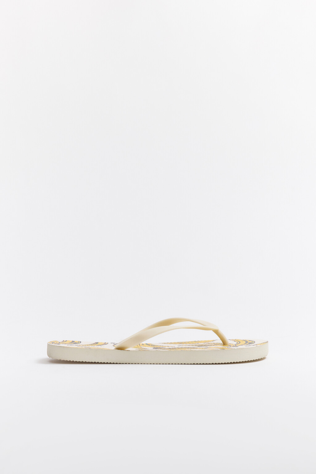 Вьетнамки с принтом - цвет белый - 4