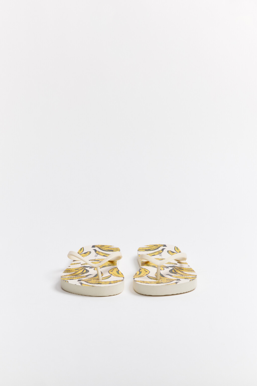 Вьетнамки с принтом - цвет белый - 5