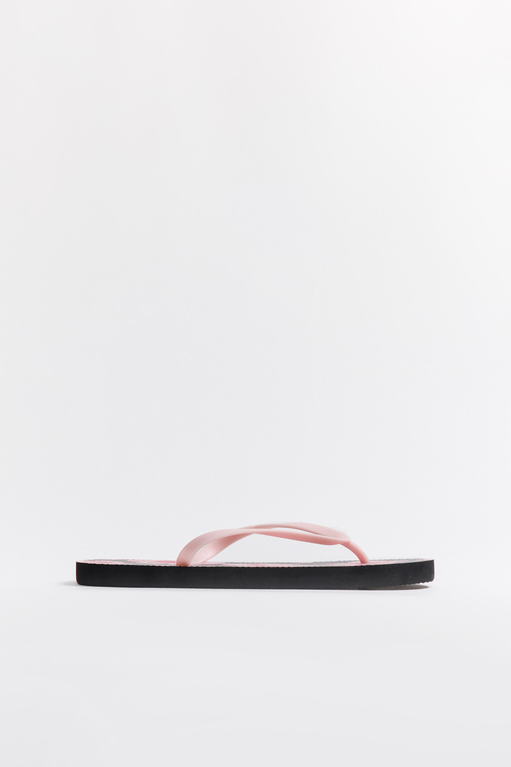 Вьетнамки с принтом - цвет розовый - 2