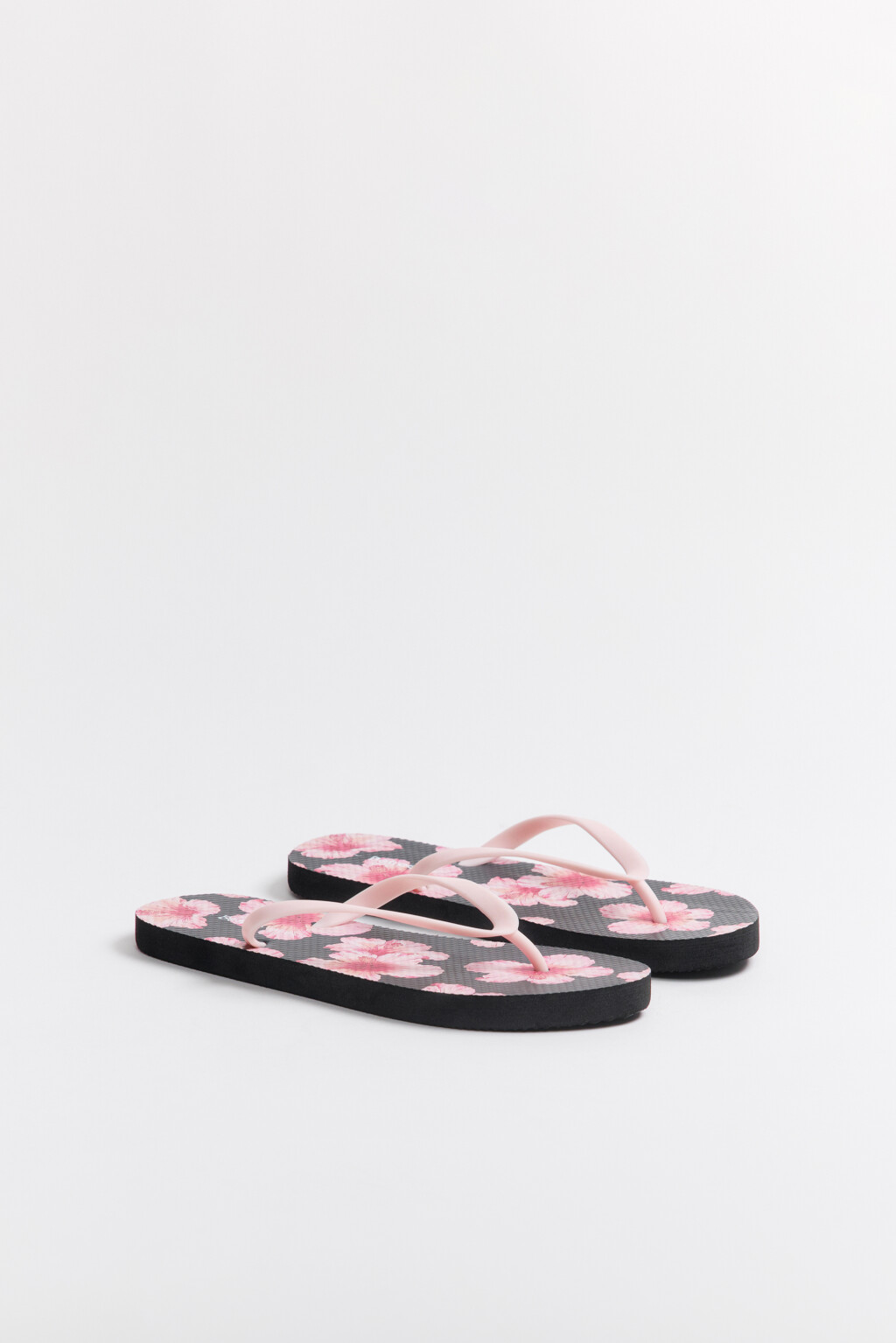 Вьетнамки с принтом - цвет розовый - 4