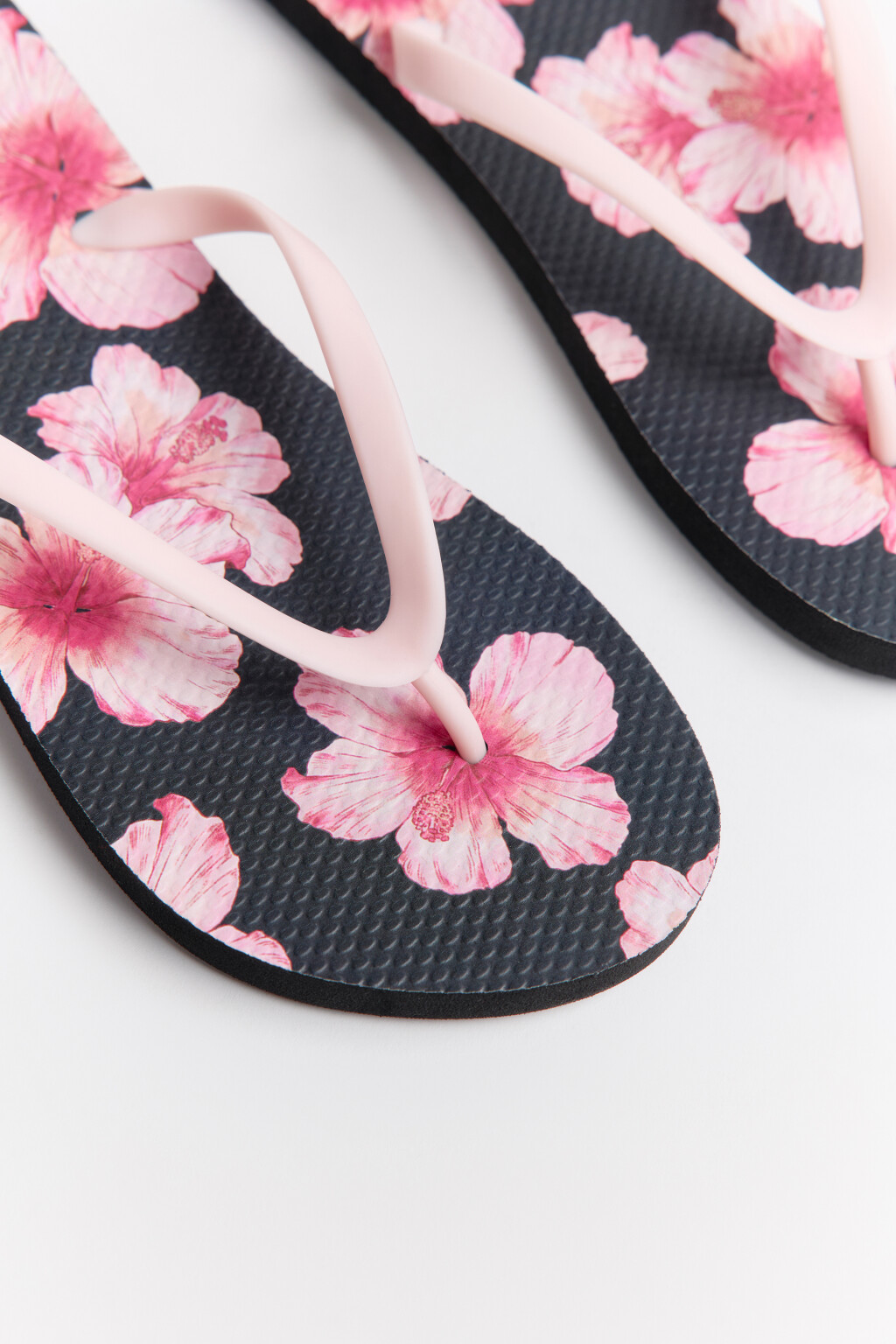 Вьетнамки с принтом - цвет розовый - 5