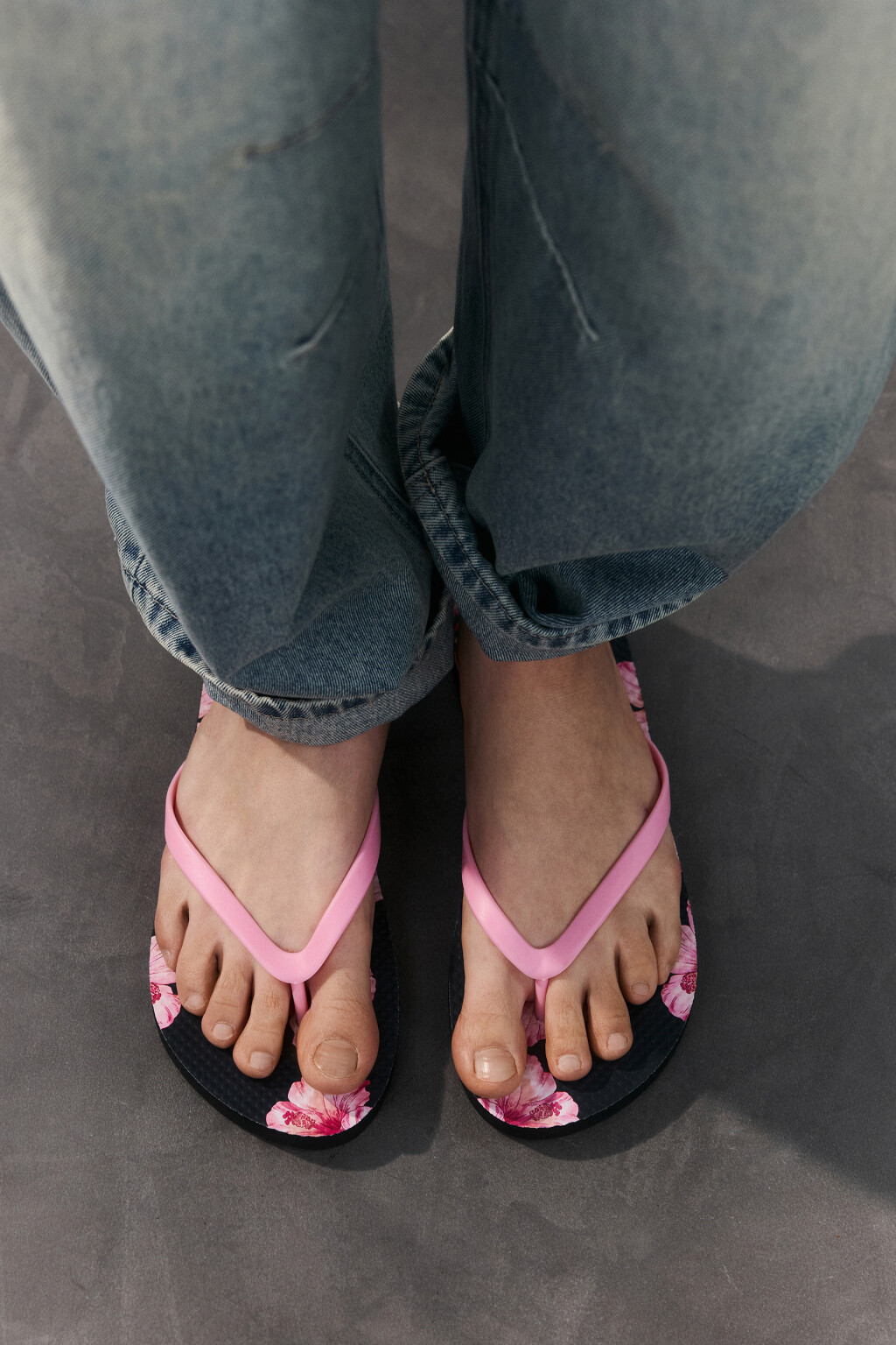 Вьетнамки с принтом - цвет мультиколор - 6