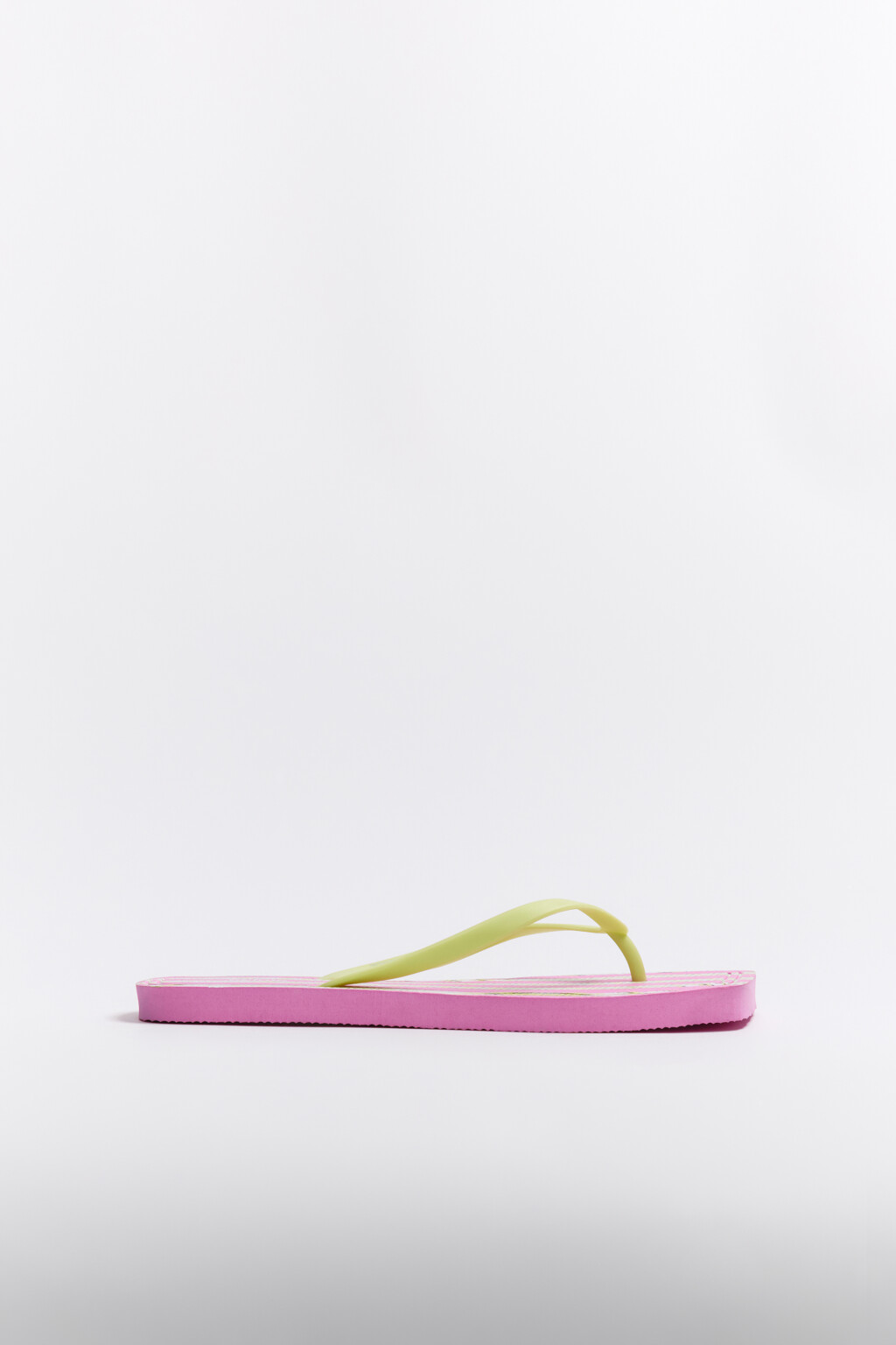 Сабо-вьетнамки с цветной подошвой - цвет розовый - 3