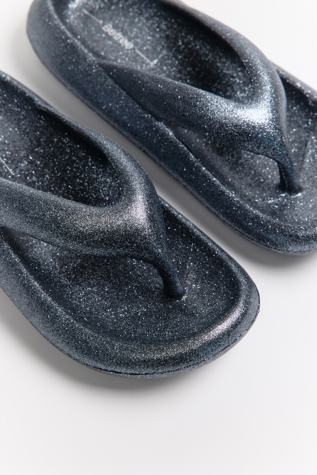 Сабо-вьетнамки на платформе - цвет серый - 5