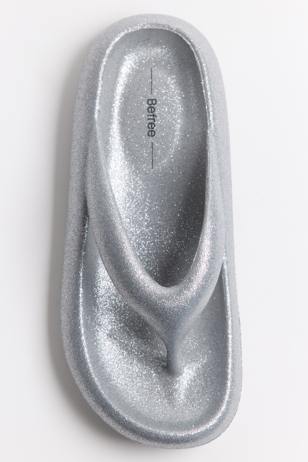 Сабо-вьетнамки на платформе - цвет серый - 4