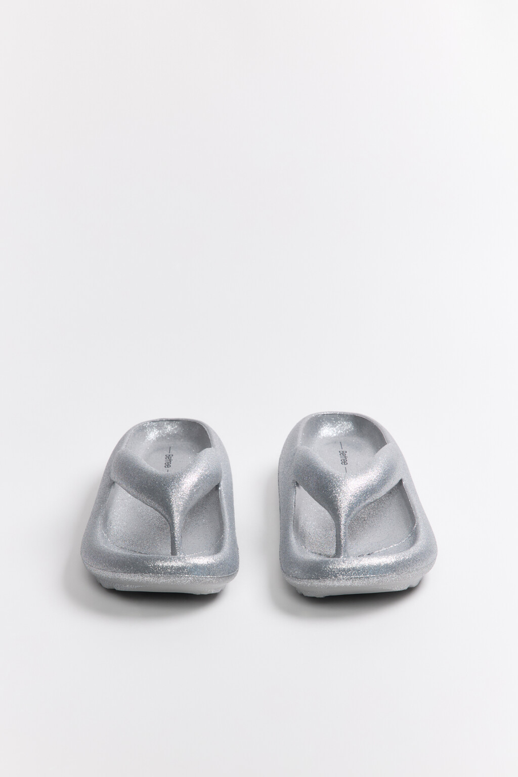 Сабо-вьетнамки на платформе - цвет серый - 2