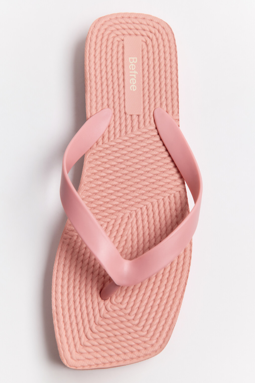 Сабо-вьетнамки на толстой подошве - цвет розовый - 4