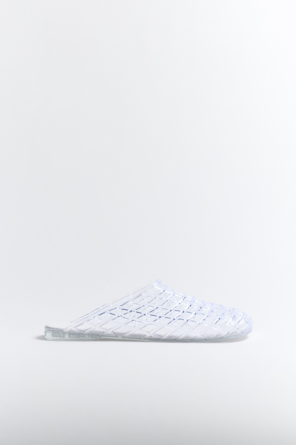 Сабо с верхом из прозрачной сетки - цвет белый - 4