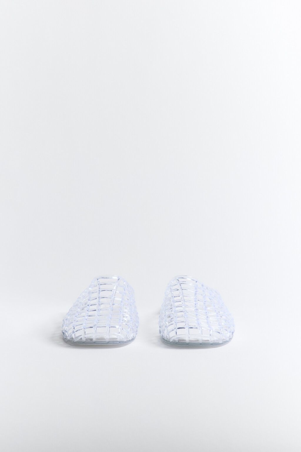 Сабо с верхом из прозрачной сетки - цвет белый - 5