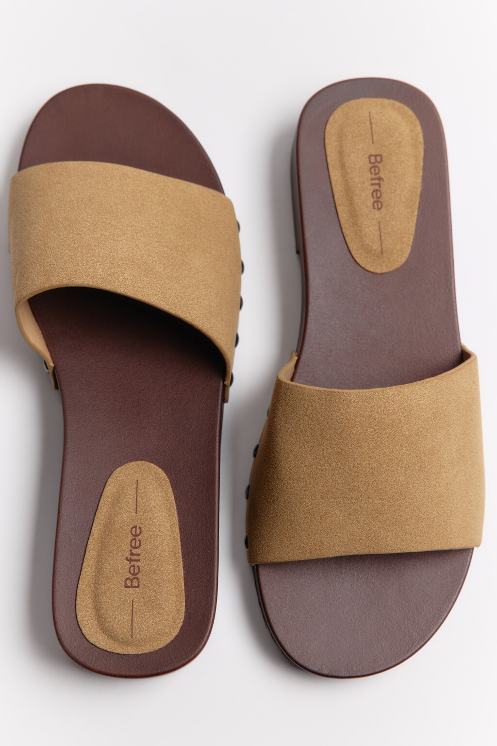 Сабо-клоги на платформе - цвет бежевый - 6