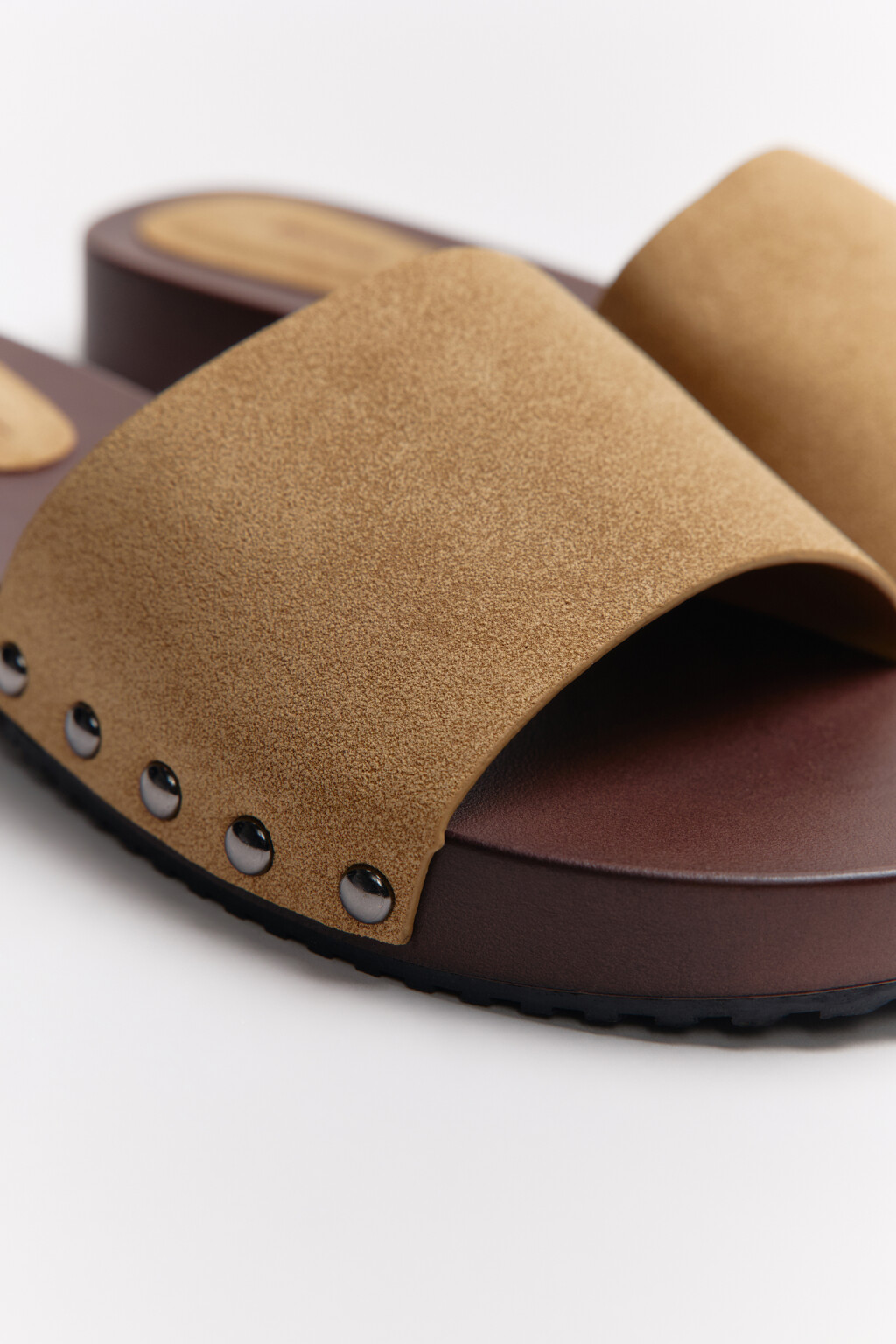 Сабо-клоги на платформе - цвет бежевый - 11