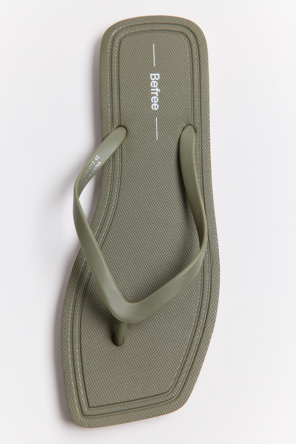 Сабо-вьетнамки на плоской подошве - цвет зеленый - 6