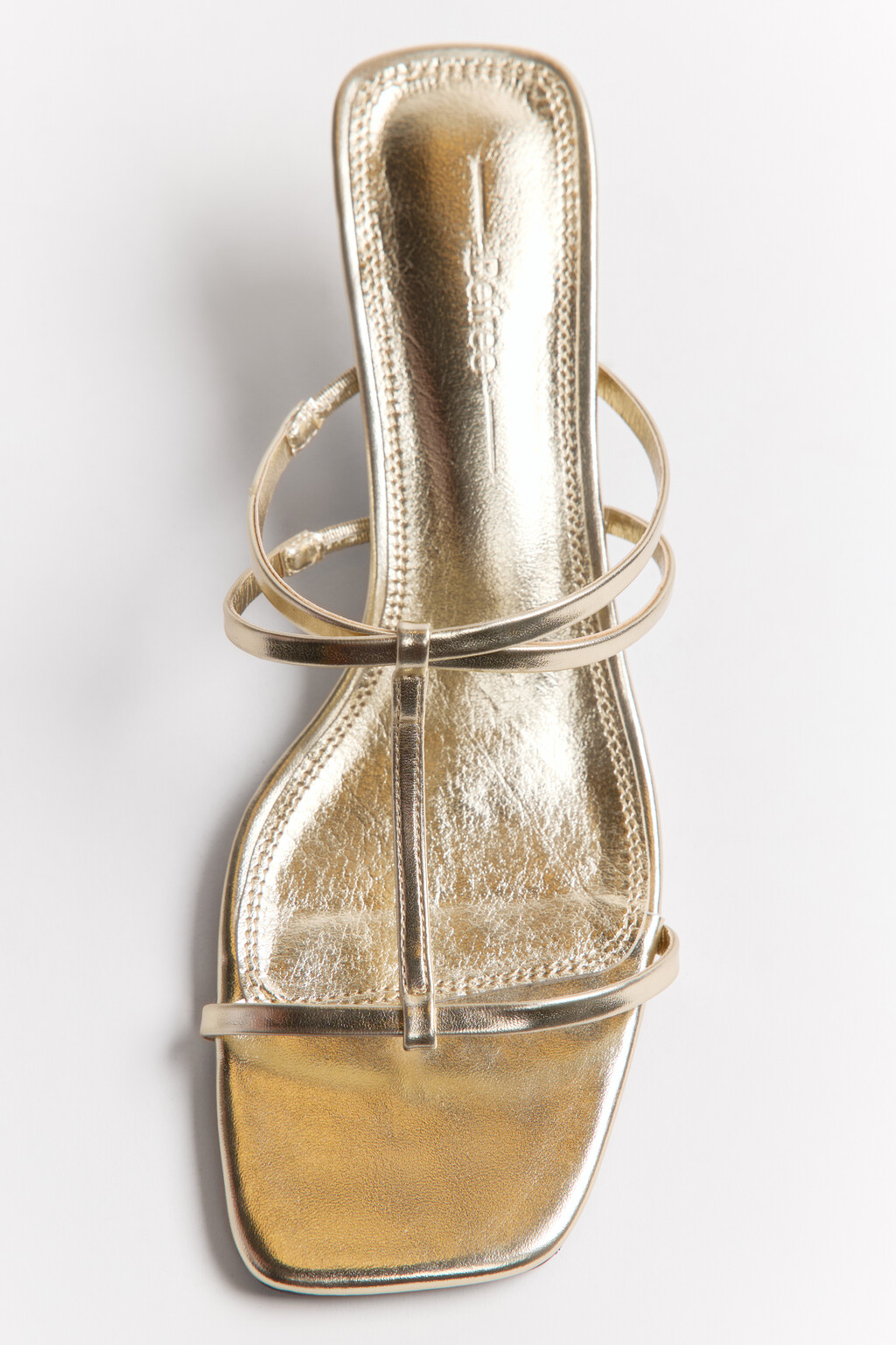 Сабо на тонком каблуке - цвет желтый - 5