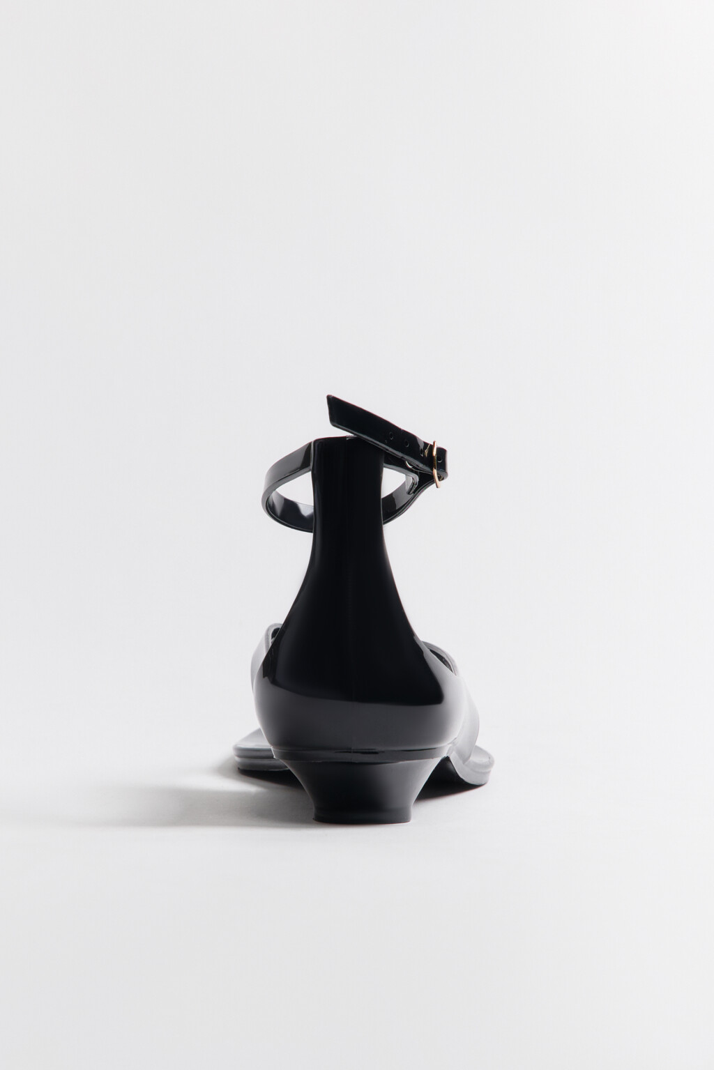 Босоножки с прозрачным верхом - цвет черный - 8