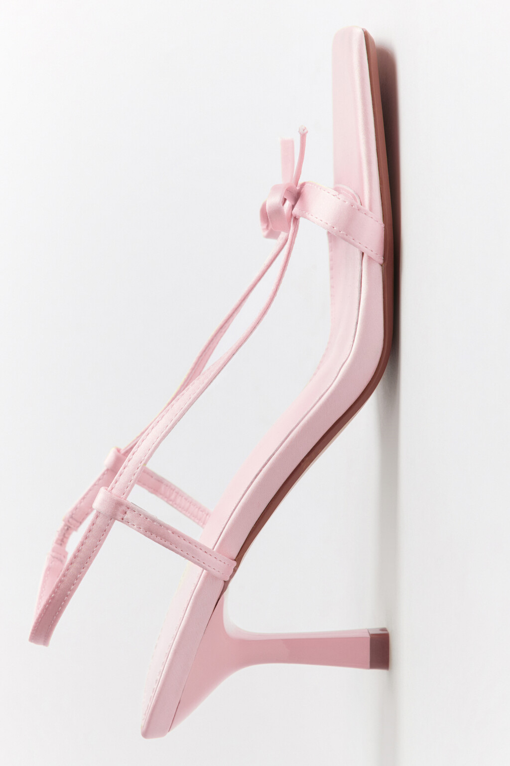 Босоножки на каблуке с квадратным мысом - цвет розовый - 8