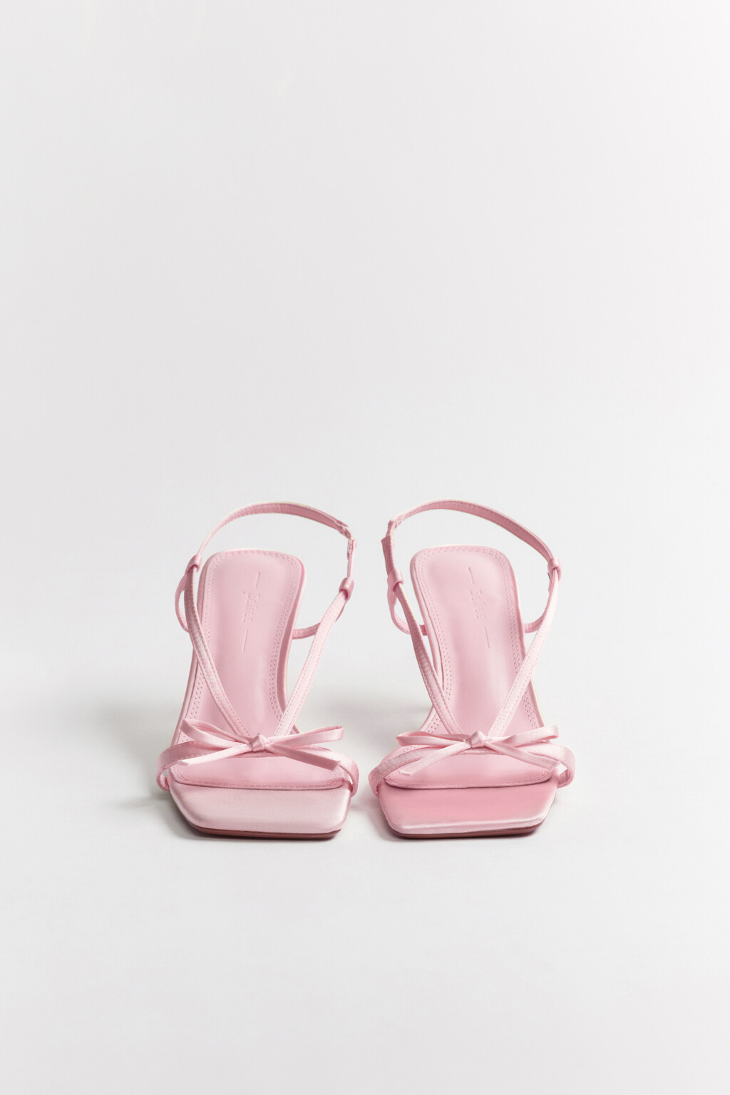 Босоножки на каблуке с квадратным мысом - цвет розовый - 5