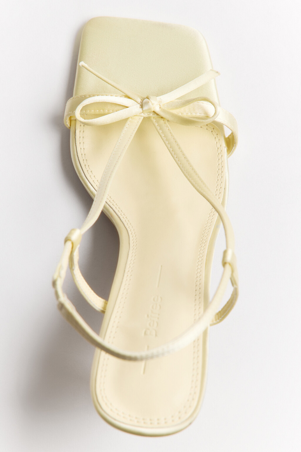 Босоножки на каблуке с квадратным мысом - цвет желтый - 9