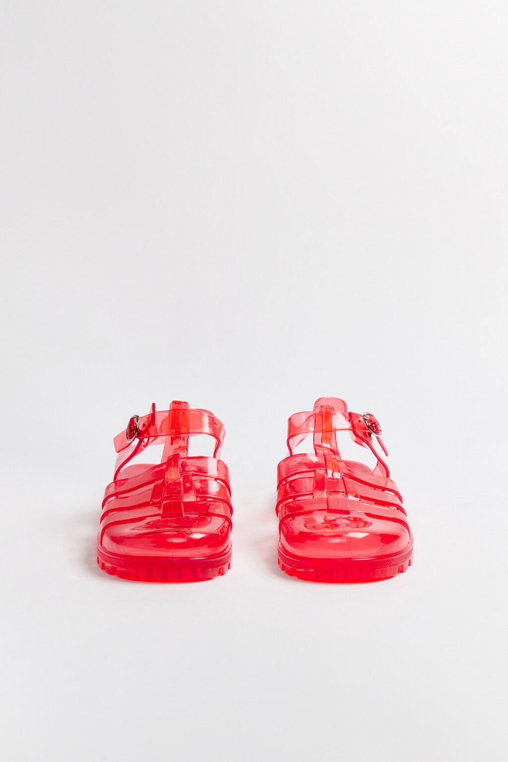 Сандалии jelly shoes прозрачные - цвет красный - 6