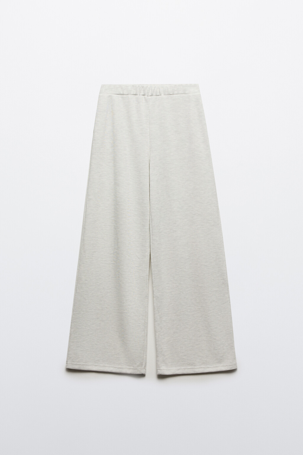 Брюки из трикотажа в рубчик - цвет серый - 7