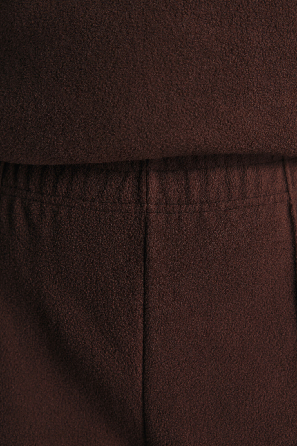 Брюки широкие флисовые - цвет коричневый - 5