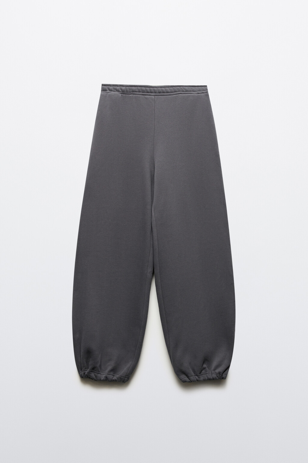 Брюки-джоггеры утепленные трикотажные - цвет серый - 7