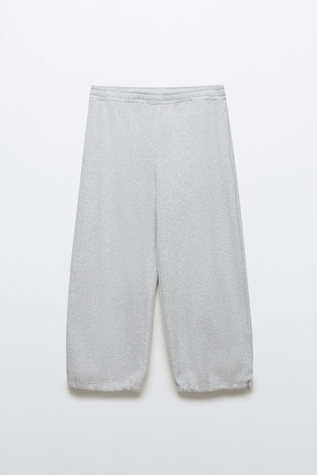 Брюки-джоггеры утепленные трикотажные - цвет серый - 10