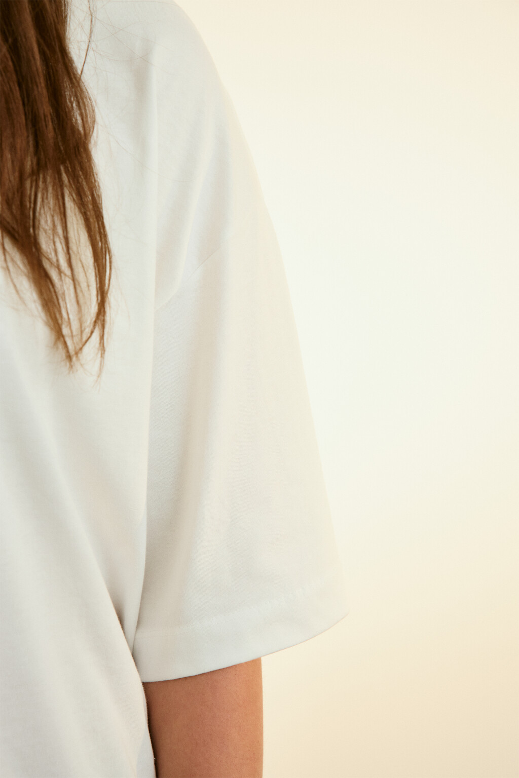 Футболка хлопковая с принтом - цвет белый - 7