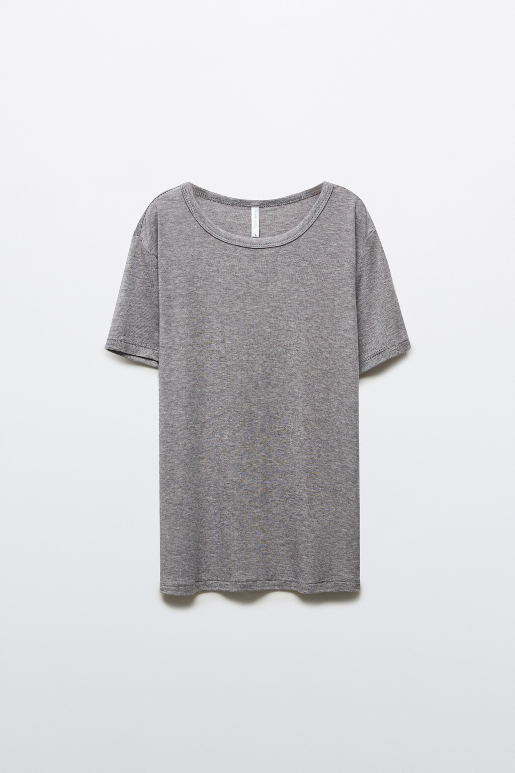 Футболка трикотажная с шерстью - цвет серый - 7