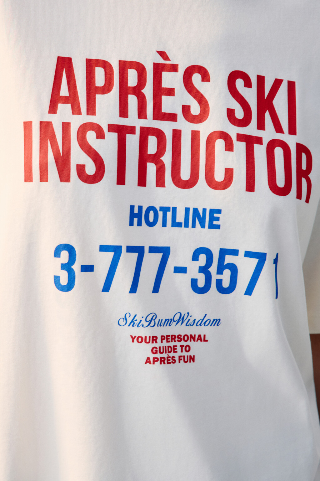 Футболка oversize с принтом-надписью - цвет бежевый - 5