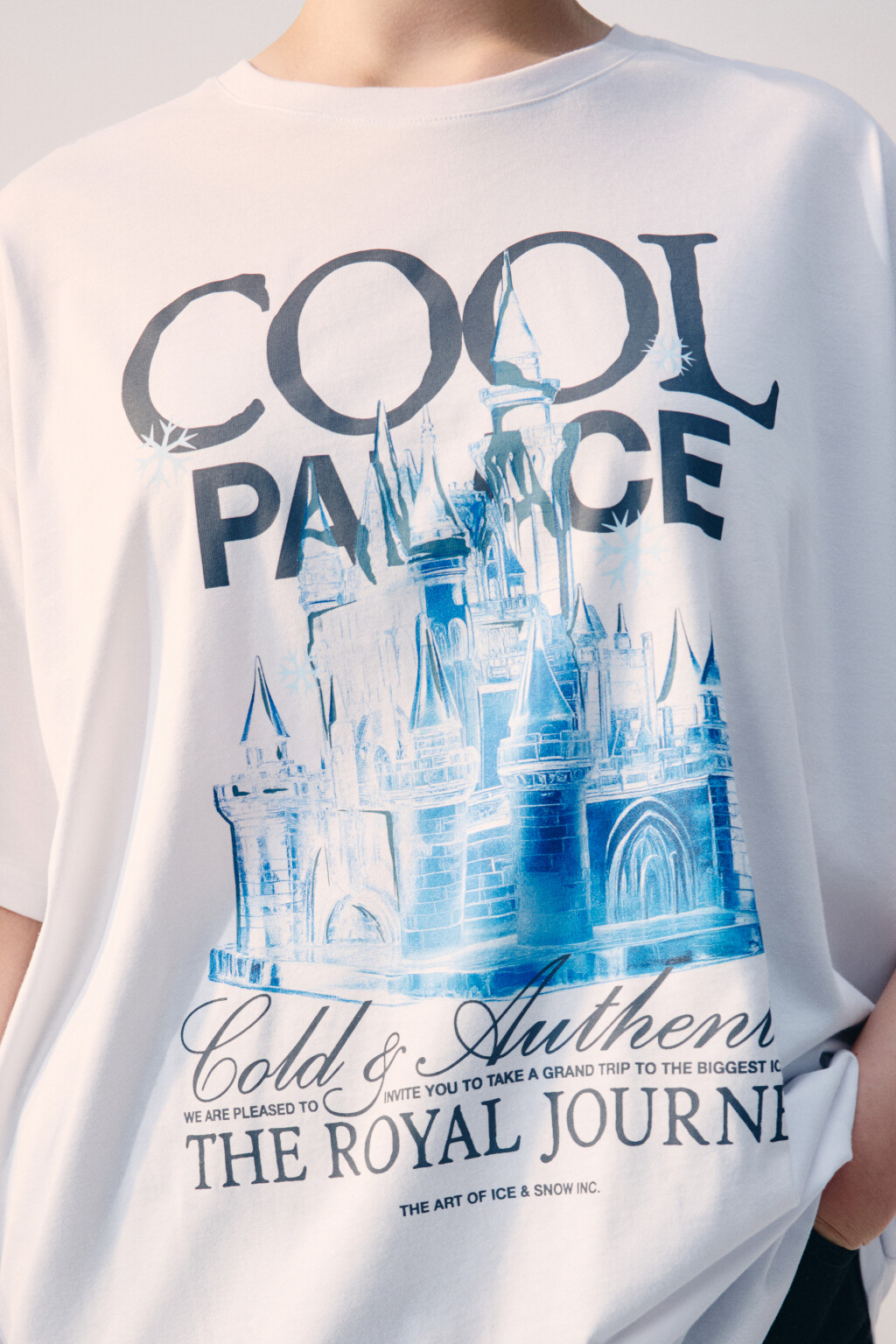 Футболка oversize с принтом-надписью - цвет белый - 5