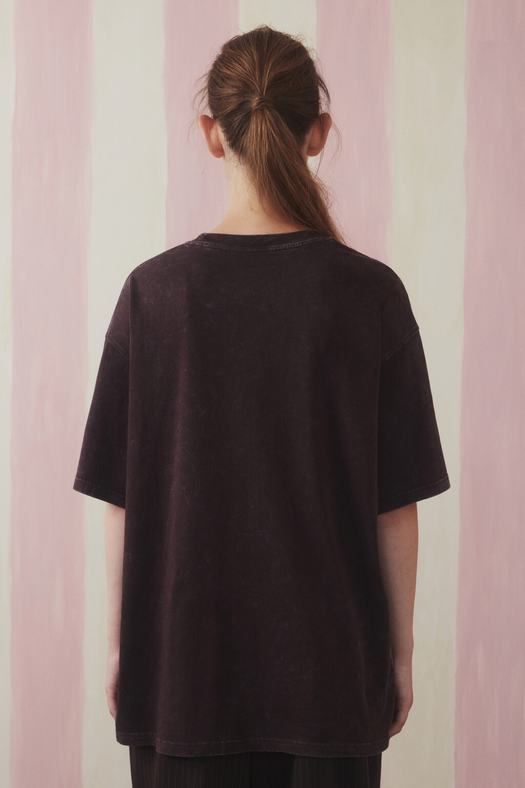 Футболка унисекс вареная с принтом - цвет коричневый - 3