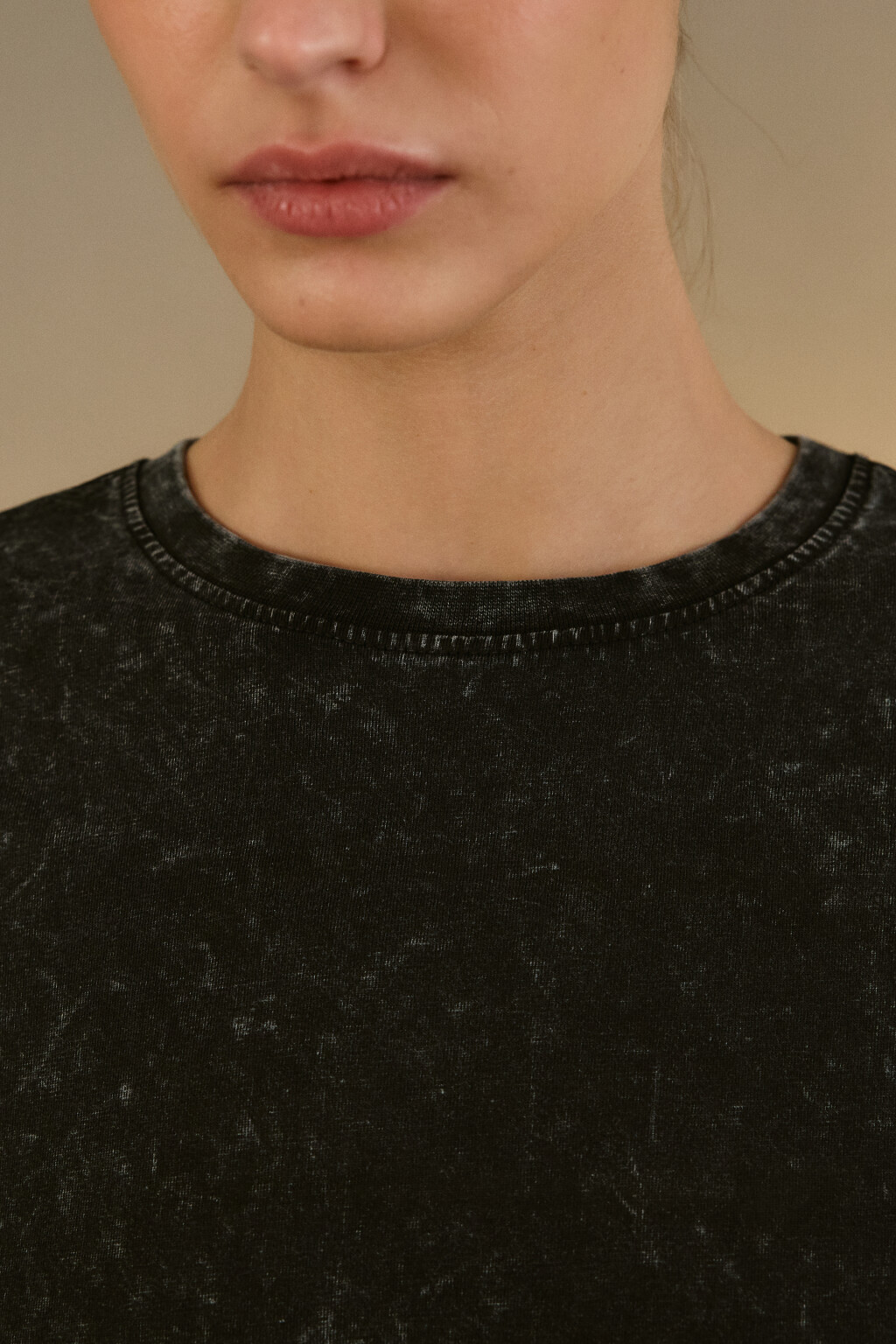 Футболка с вареным эффектом - цвет серый - 6