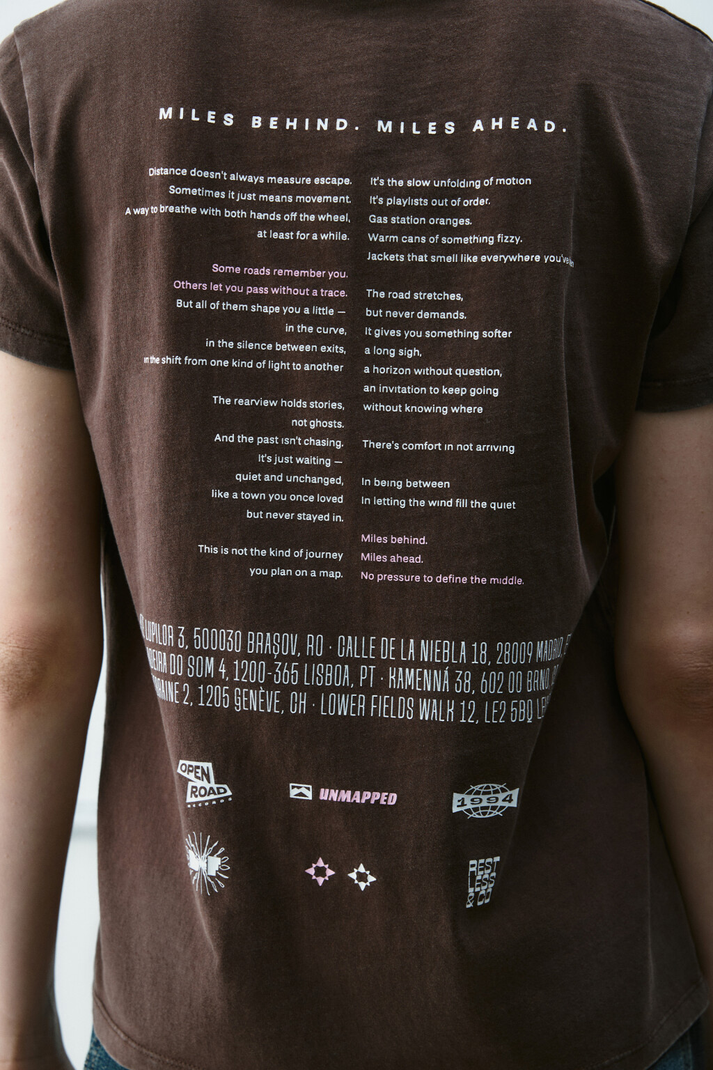 Футболка вареная с принтом - цвет бежевый - 6