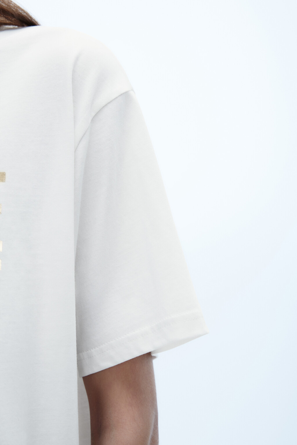 Футболка новогодняя с надписью - цвет белый - 6