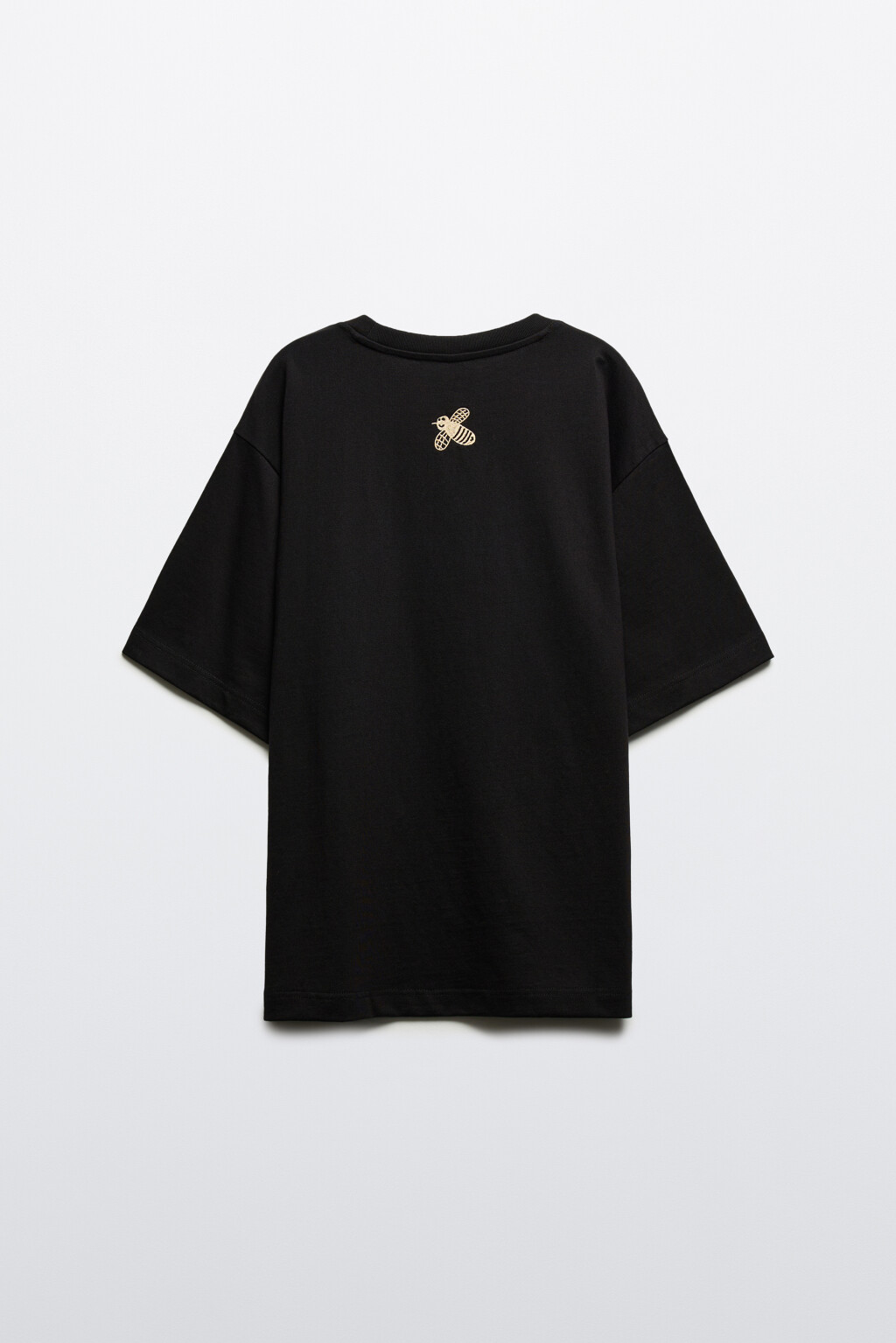 Футболка свободная с принтом - цвет черный - 9