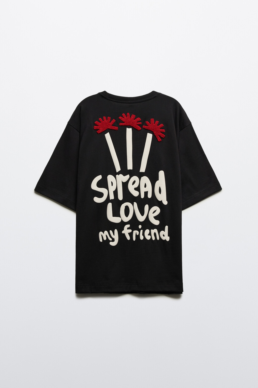 Футболка свободная с принтом - цвет мультиколор - 10