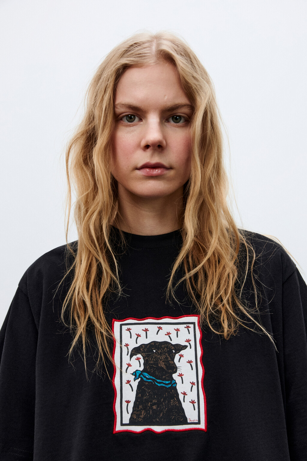 Футболка свободная с принтом - цвет мультиколор - 7