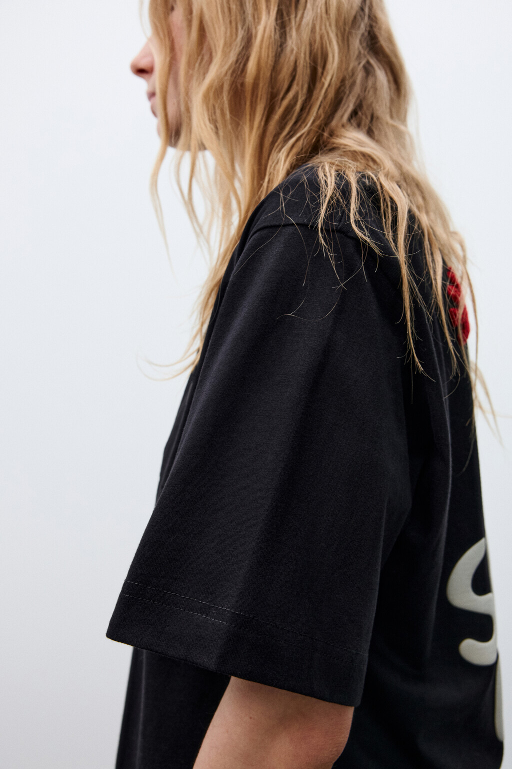 Футболка свободная с принтом - цвет мультиколор - 8