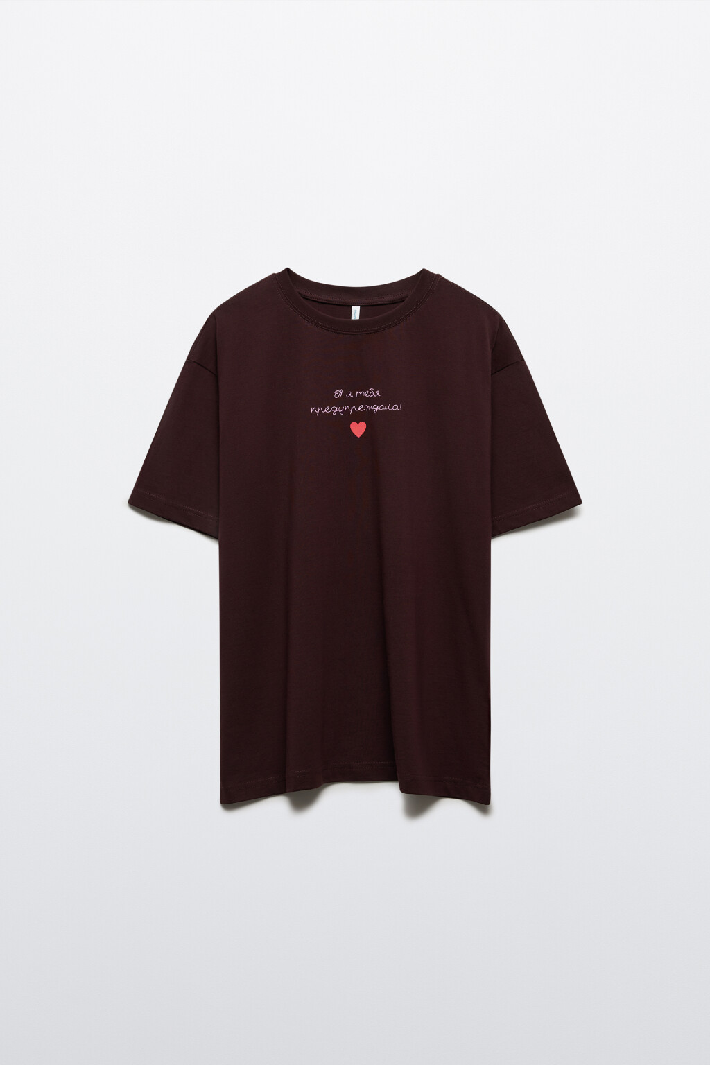 Футболка с принтом-надписью - цвет мультиколор - 7