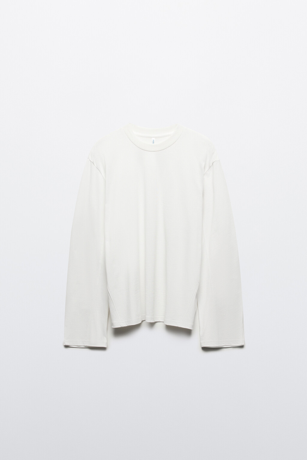 Лонгслив oversize из хлопка - цвет белый - 8