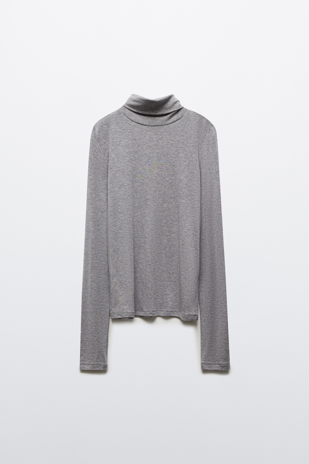 Водолазка трикотажная с шерстью - цвет серый - 8