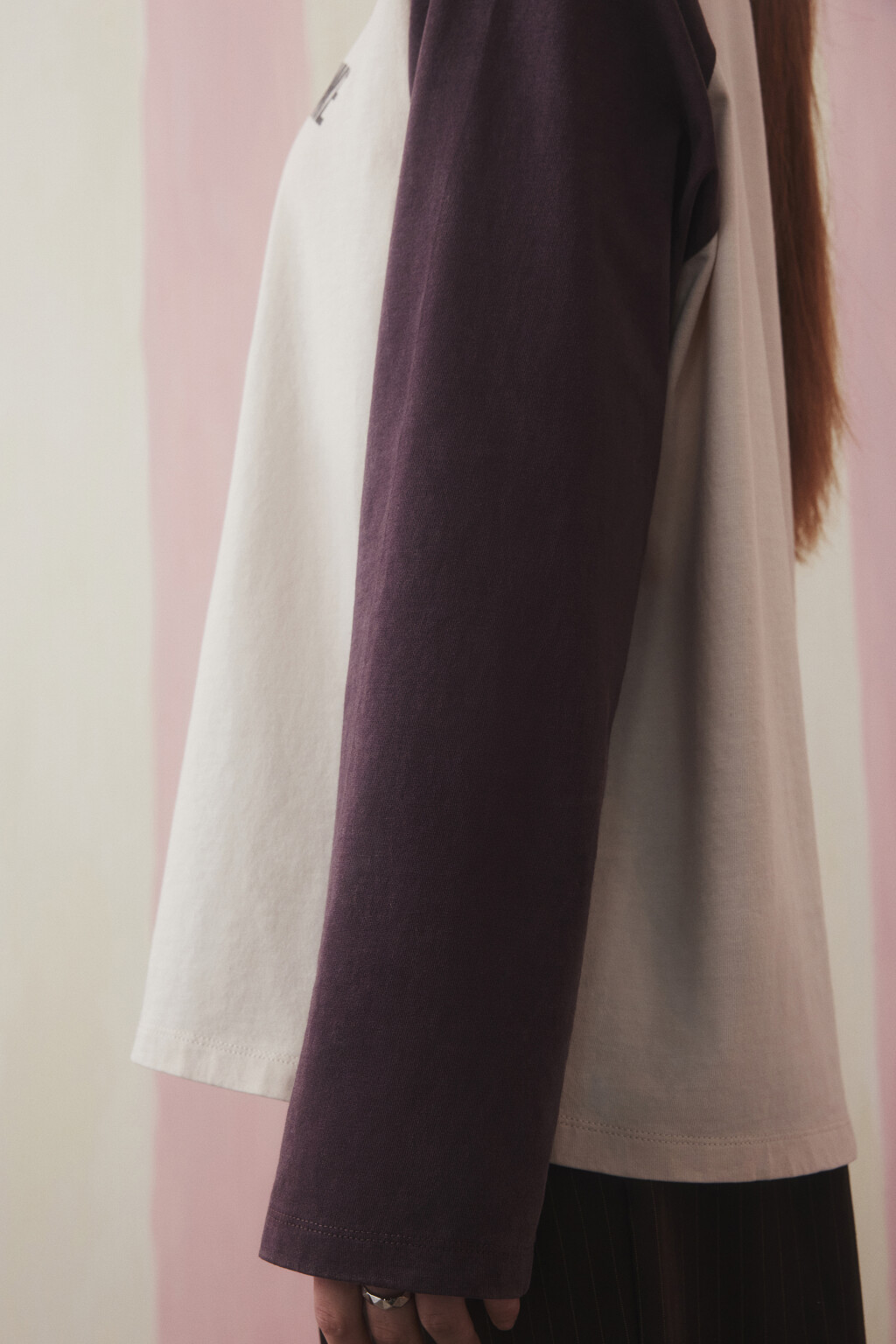 Лонгслив вареный с принтом - цвет коричневый - 7