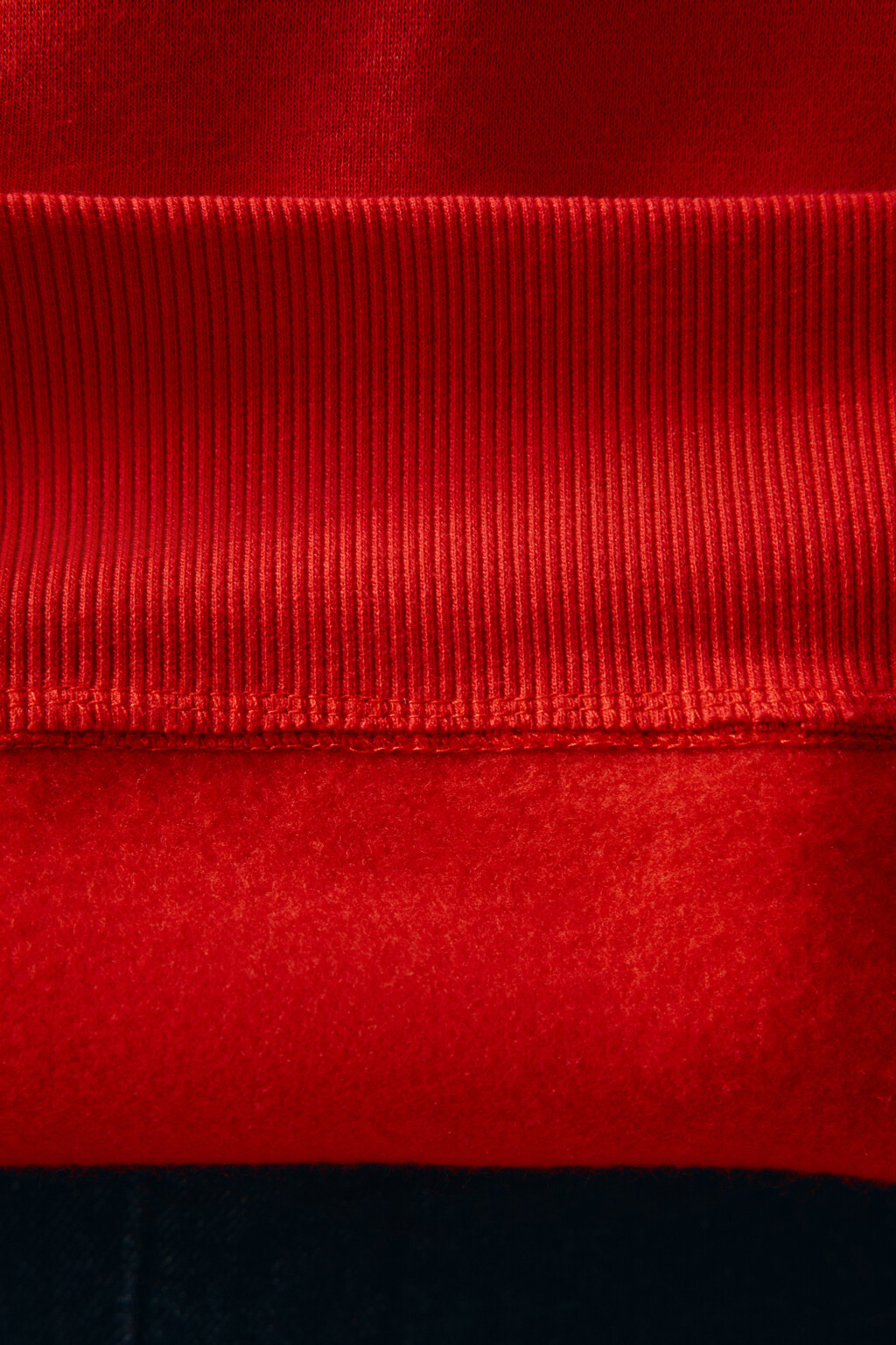 Свитшот из футера с принтом - цвет красный - 7