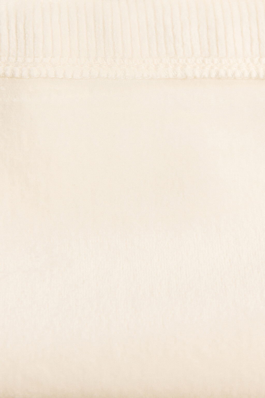 Толстовка на молнии вельветовая - цвет молочный - 8