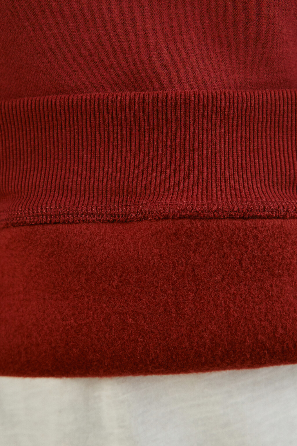 Худи утепленная с капюшоном - цвет бордовый - 8