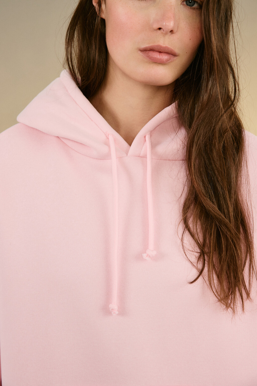 Худи утепленная с капюшоном - цвет розовый - 5