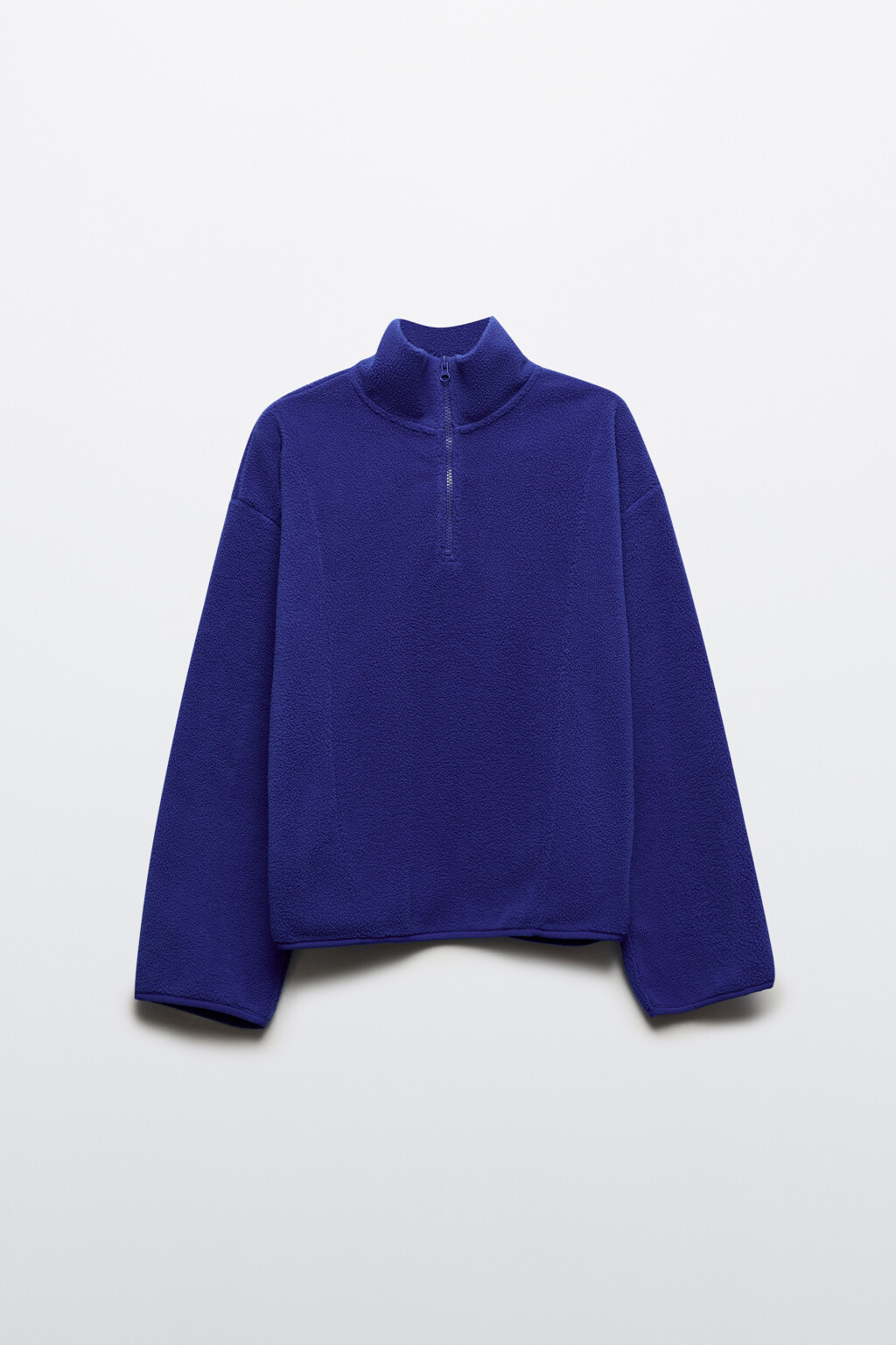 Толстовка на молнии из флиса - цвет синий - 7