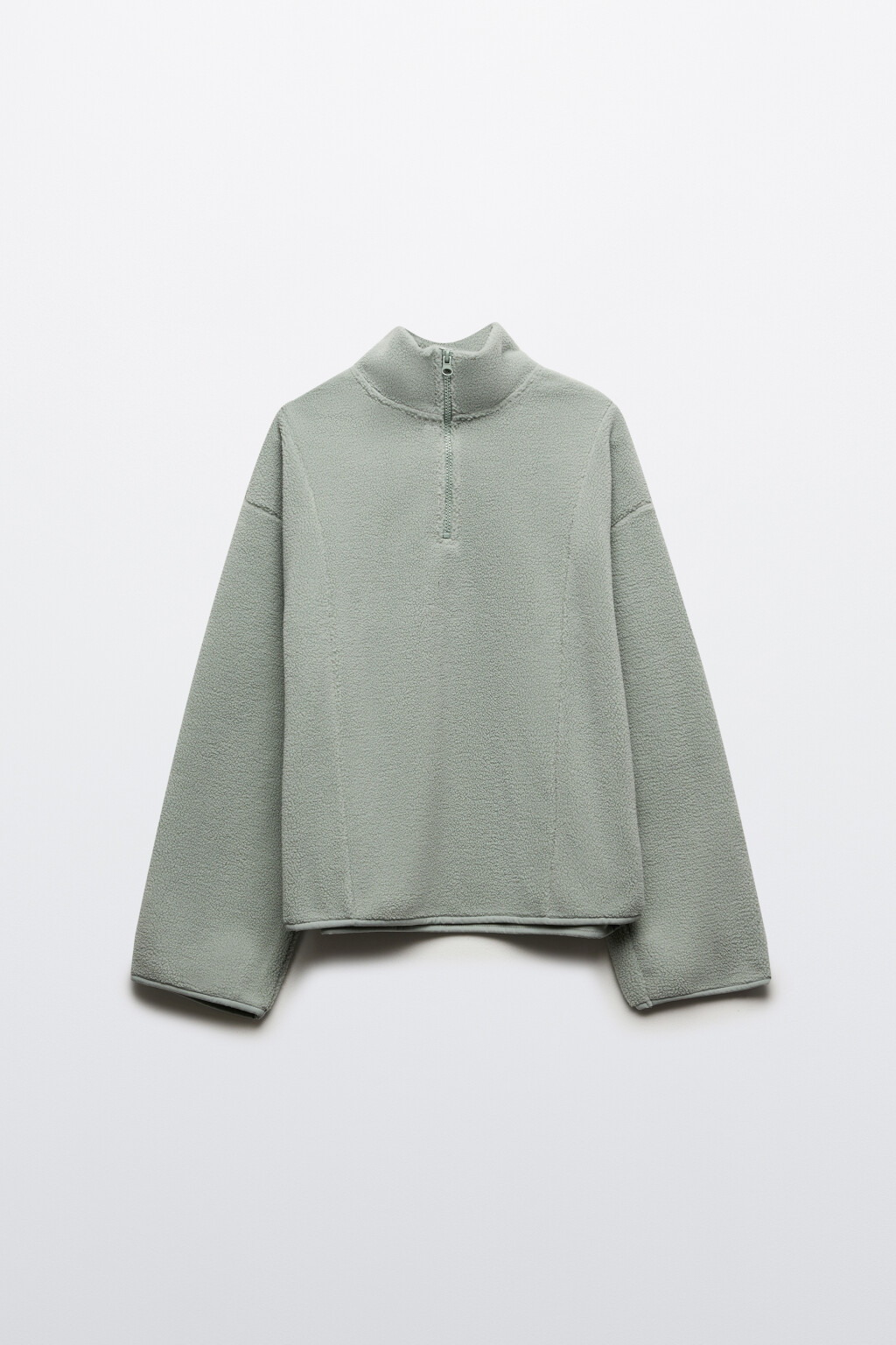 Толстовка на молнии из флиса - цвет серый - 7