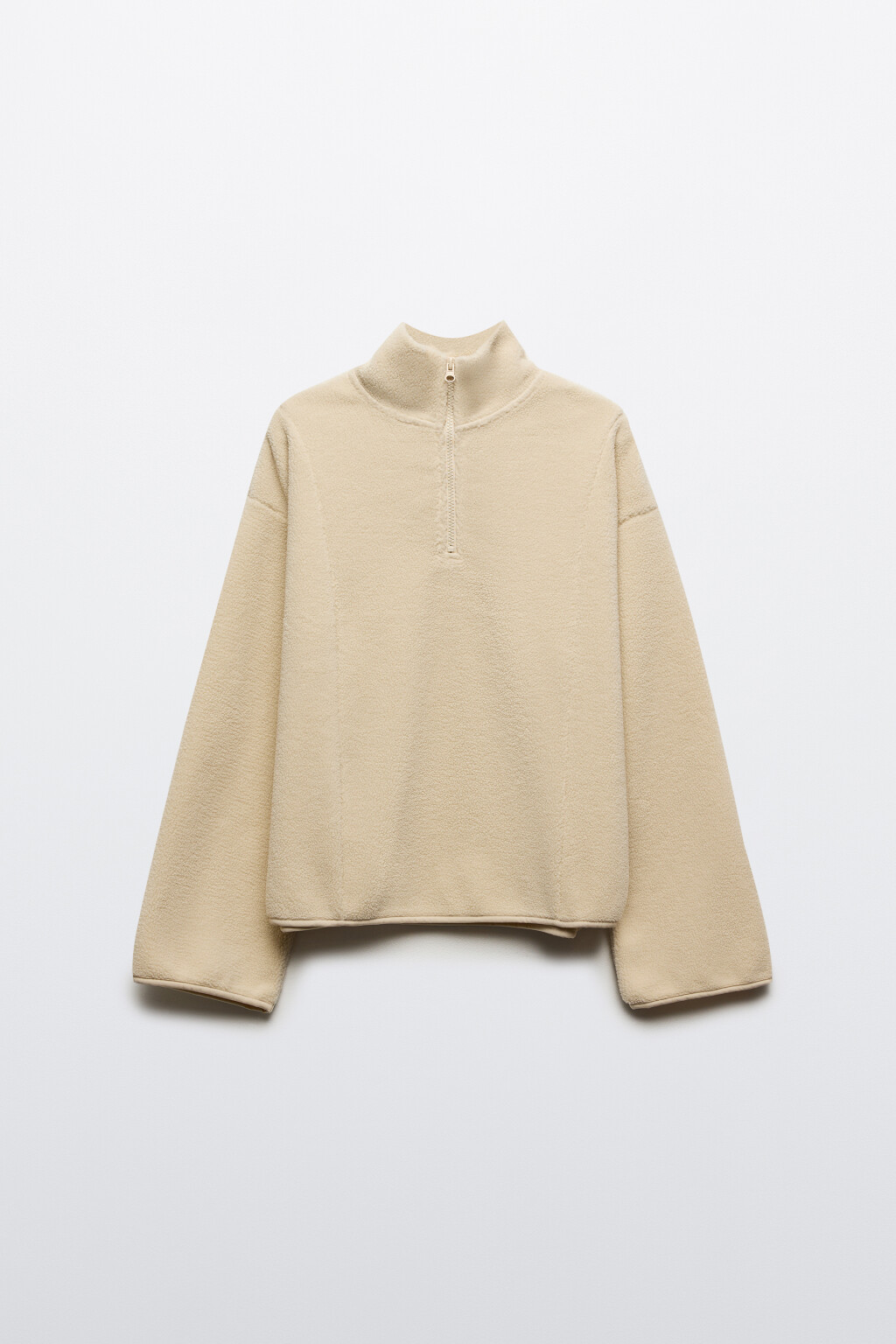 Толстовка на молнии из флиса - цвет бежевый - 7