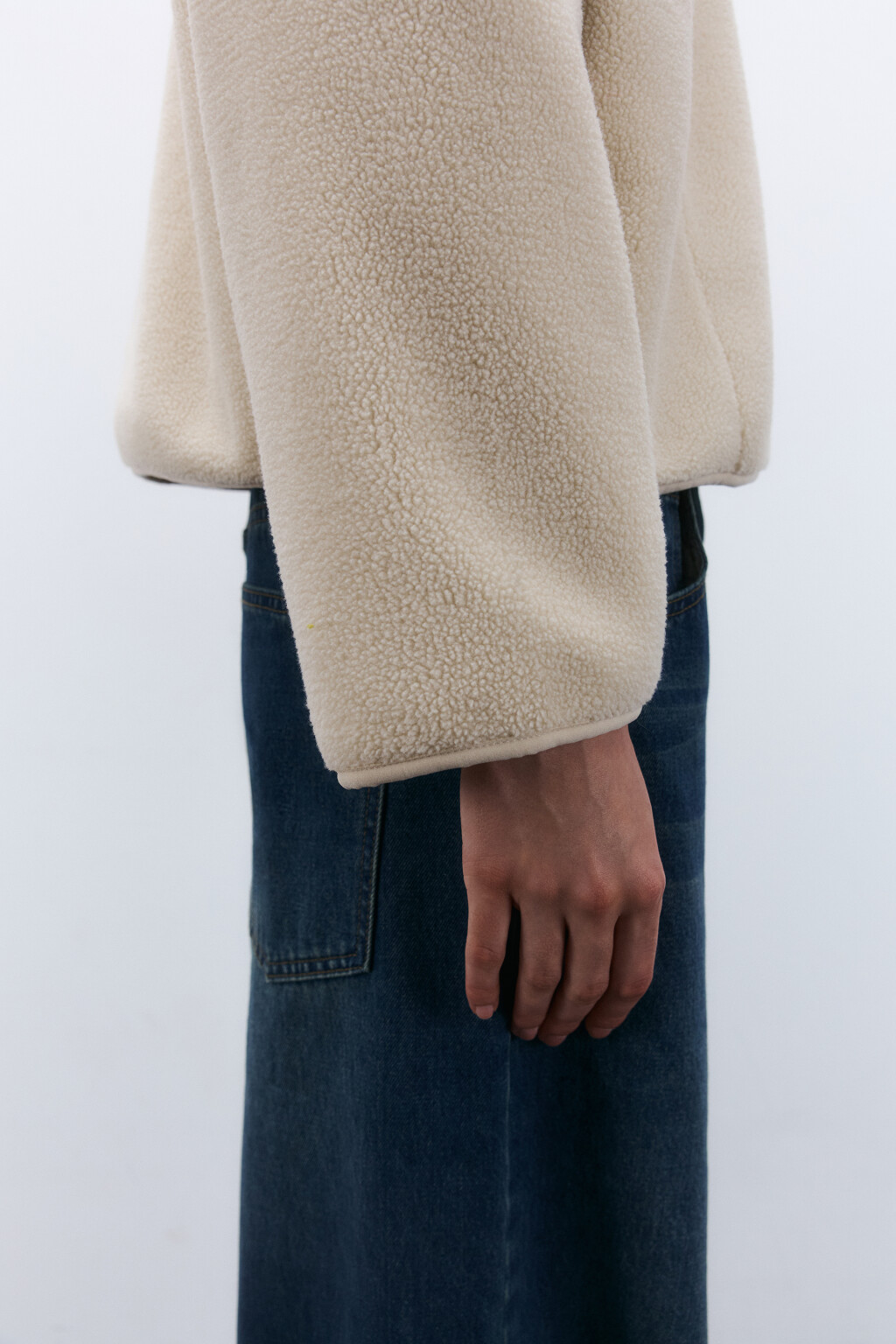 Толстовка на молнии из флиса - цвет бежевый - 6